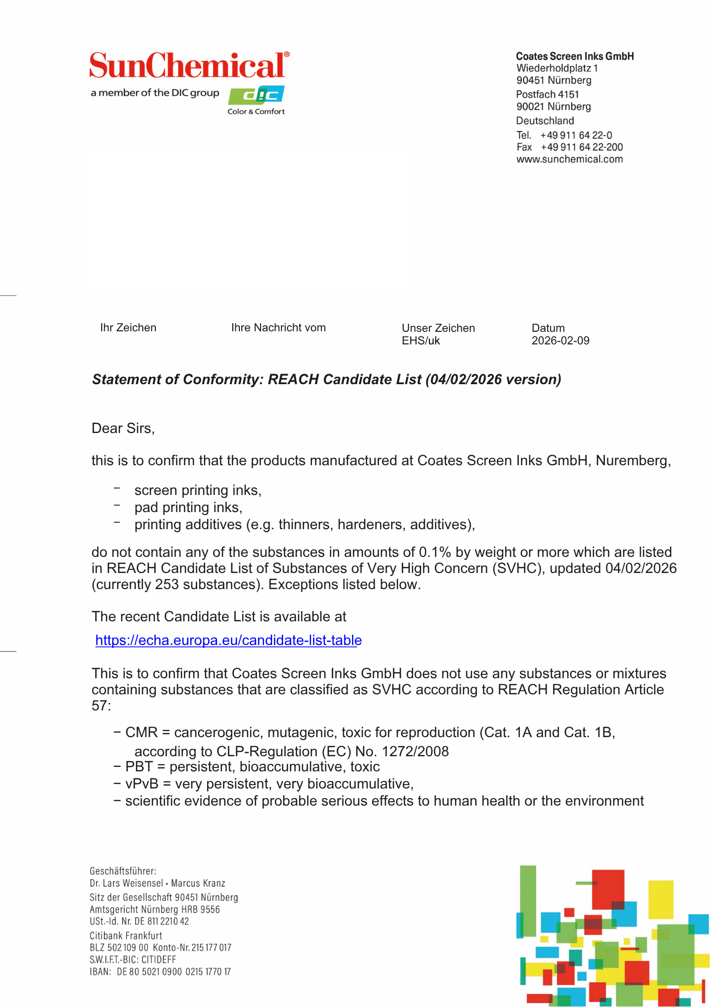 Certification